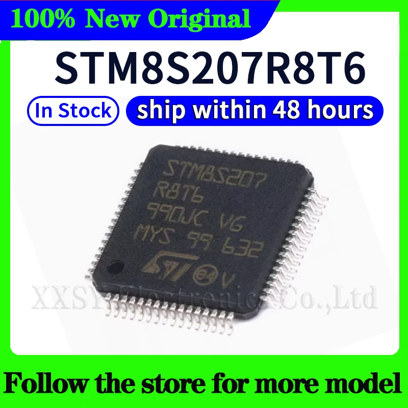 

STM8S207R8T6 In stock 48 hours ship