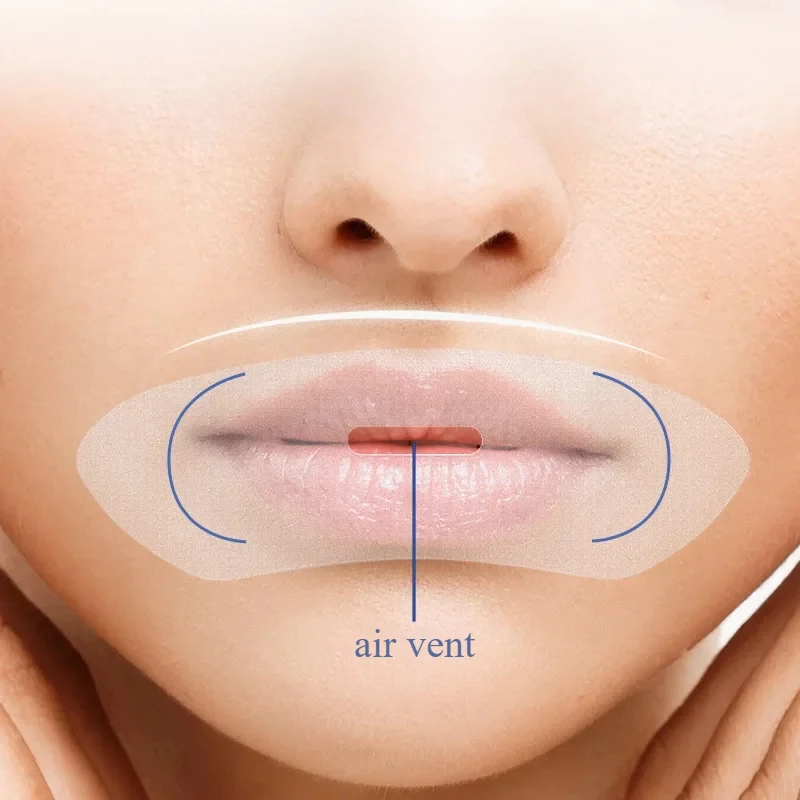 Sleep Snoring Stopper Health Anti-Snoring Stickers Night Sleep Lip Nose Breathing Improving Patch Mouth Correction Sticker Tape