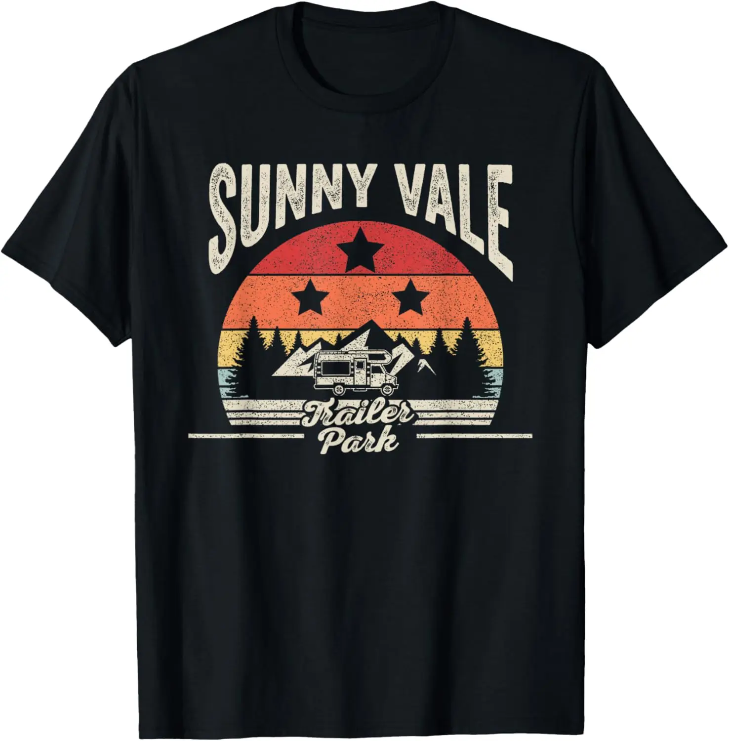 

Винтажная ретро футболка Sunnyvale Trailer Park