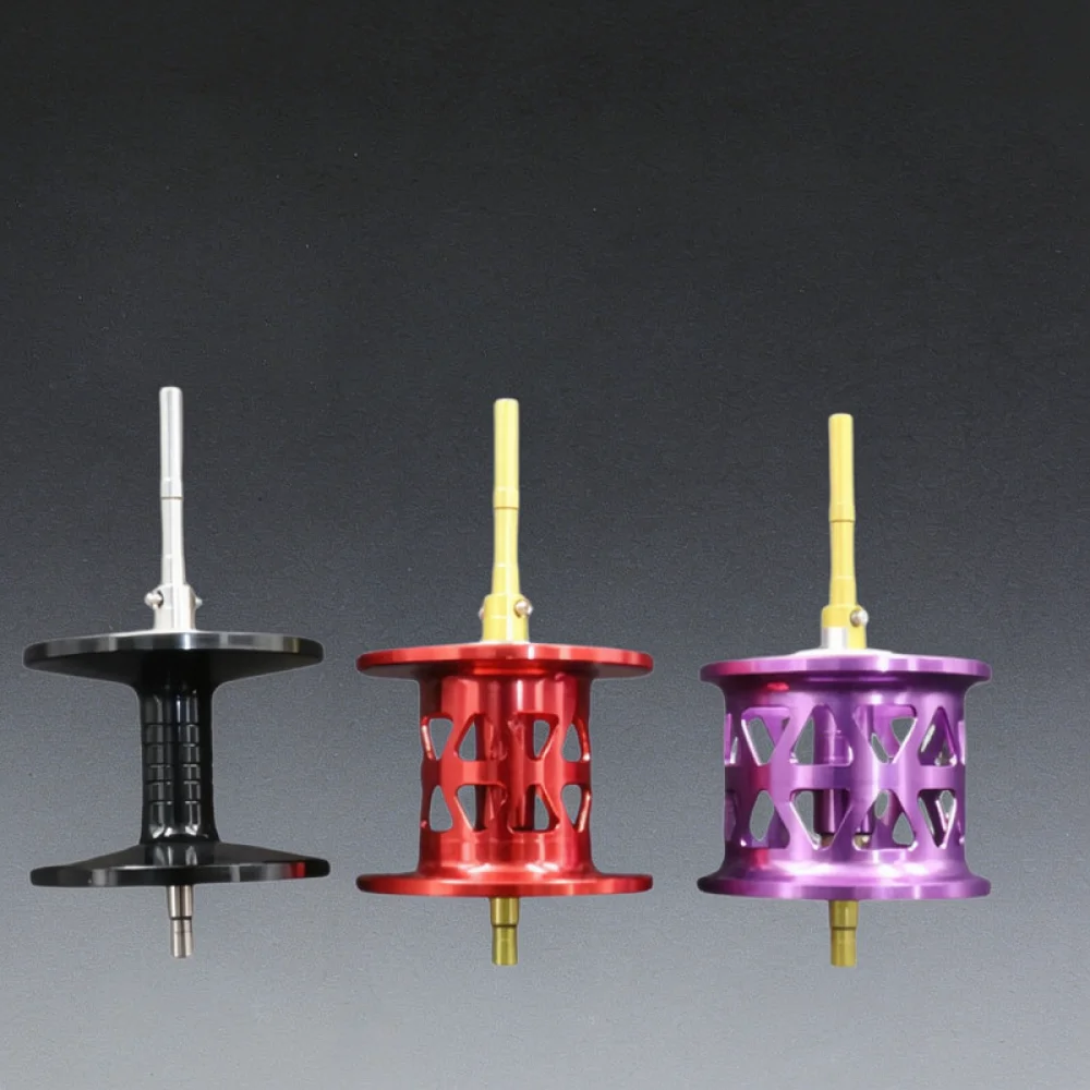 High Performance Fishing Reel Spool For Abu Max Series Hollow Aluminum Long Cast Micro Casting Precision Casting Accessory
