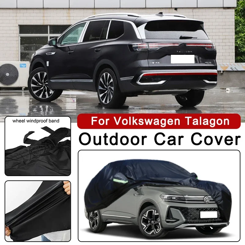 All-Season Car Cover for Volkswagen Talagon - Outdoor Full Protection, Waterproof Dustproof  Sunproof Auto Exterior Accessories