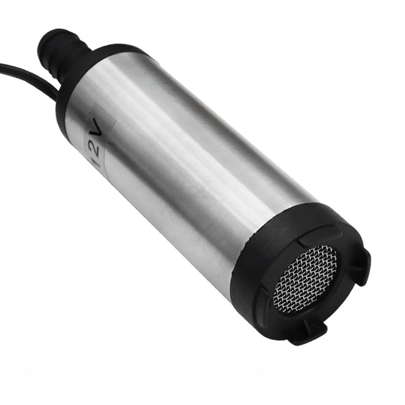 전기 연료 이송 펌프 물 오일 이송 연료 주입 잠수 펌프 디젤 물 펌프 12V 38mm 자동차 오토바이용