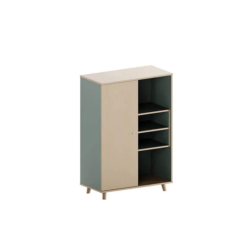Storage Cabinet Wooden Home Office Ample Storage Easy Assembly Sturdy Durable Stable Construction Heavy Duty Space Saving