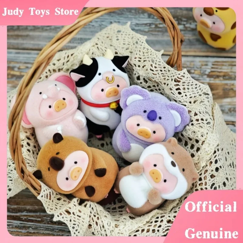

New Genuine Lulu The Piggy Animal Party Series Blind Box Lulupig Action Figure Surprise Desk Collect Model Room Decor Toys Gift