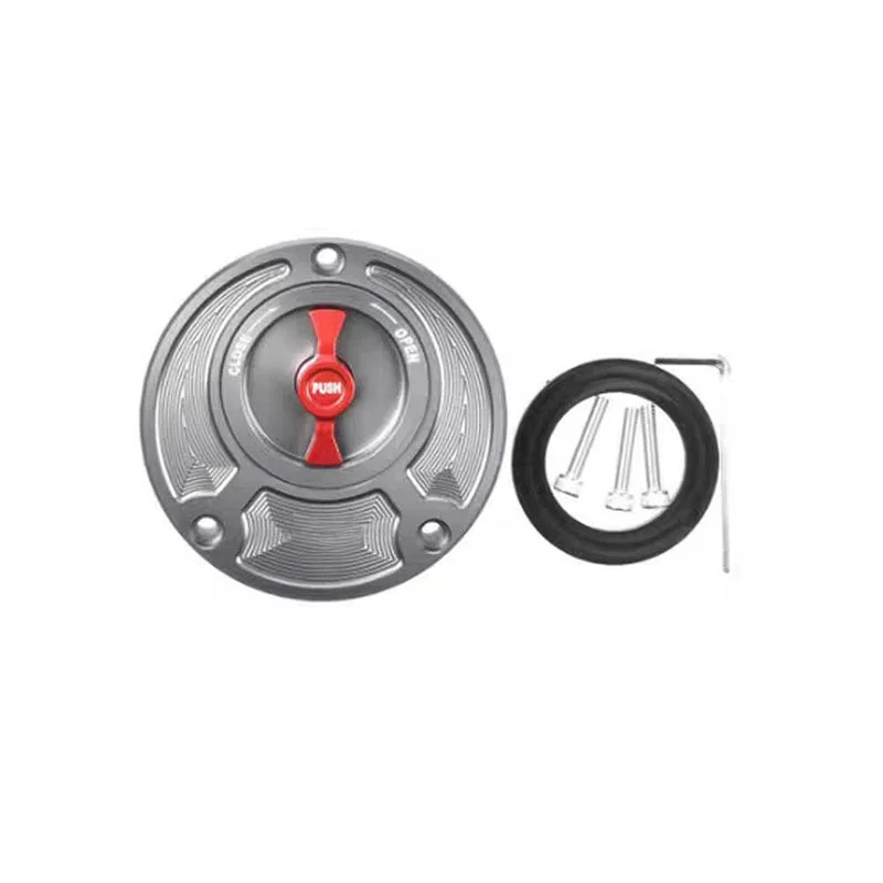 For Yamaha MT01 MT-03 MT07 MT-09 MT-10 MT15 MT-25 MT125 CNC Aluminum Keyless Motorcycle Accessories Fuel Gas Tank Cap Cover