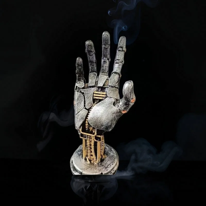 

Berserk Figure Hand of God Statue Anime Handcraft Resin Ornament Halloween Skeleton Figurine Craft Desk Decoration Scary Props