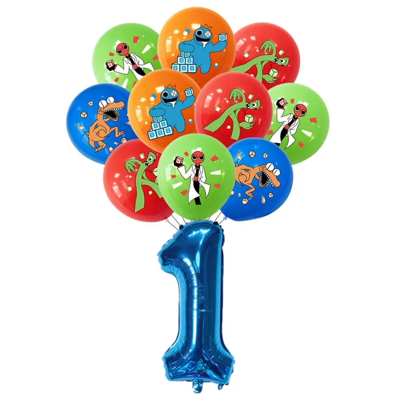 11pcs Cartoon Latex Balloon Birthday 32 Inches Foil Number Balloons Set Party Decorations Balloons Supplies Set children gift