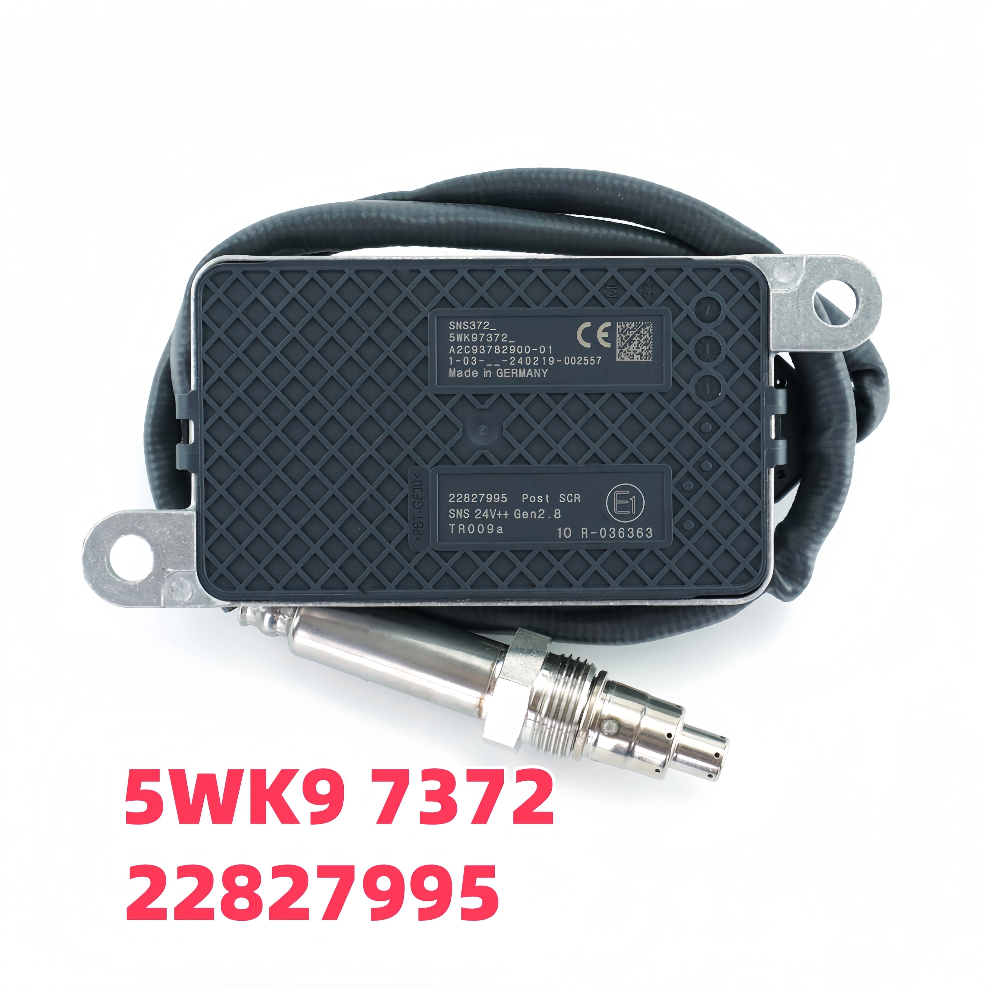 

22827995 5WK97372 New Nitrogen Oxides Sensor 7422219284,For 24V Volvo C-/D-/K-/T-/FE-/FH-/FH16-/FL-/FM-Series Euro 5/6 Trucks