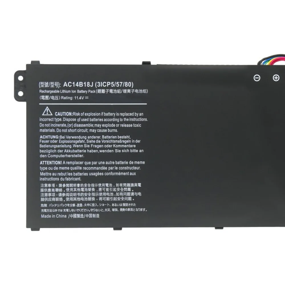Safe Durable AC14B18J Battery for Acer MS2394 N15W4 ES1-111 Laptop