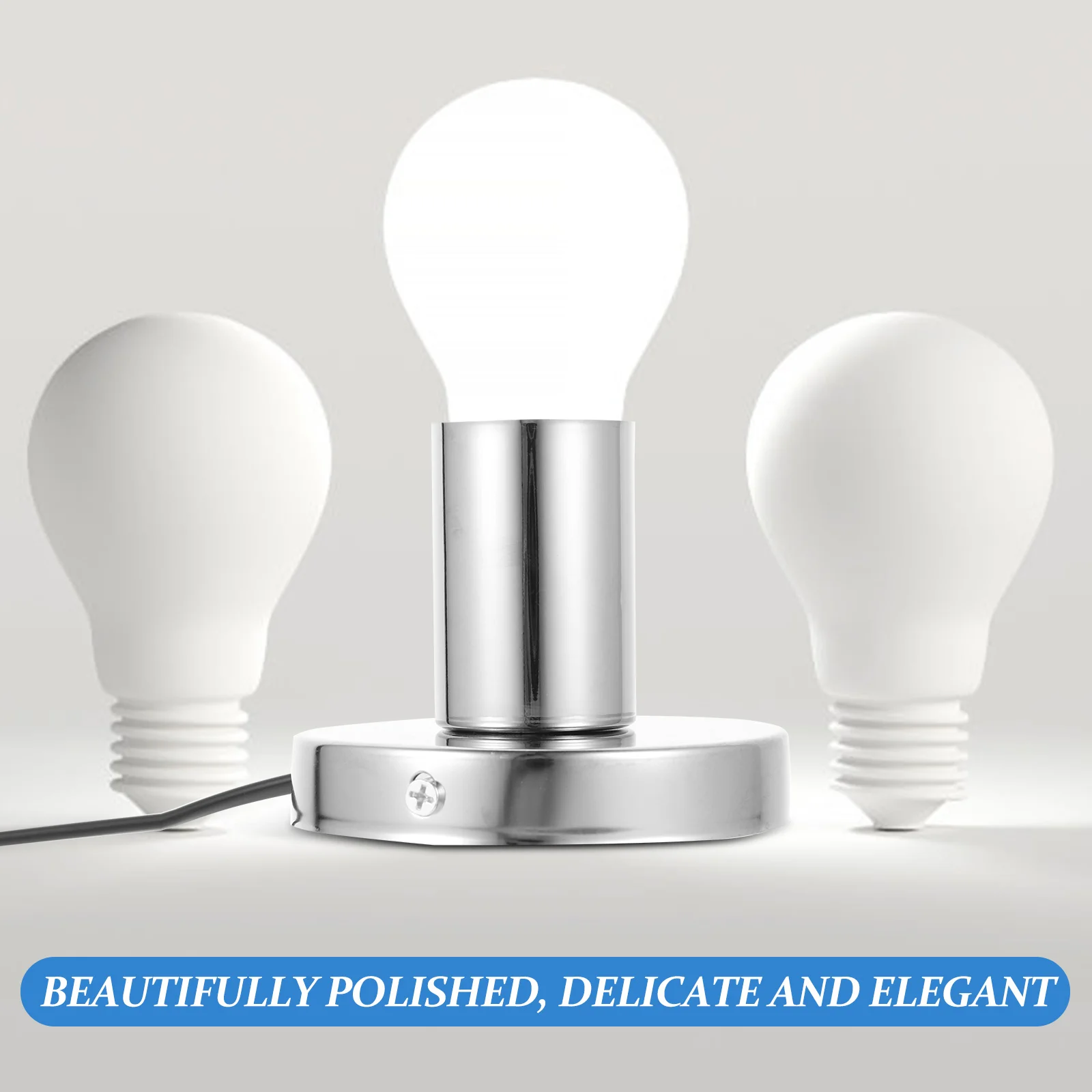 

3pcs E27 Socket Holder Base Table Repair Kit Corded Socket For Diy Light Bulb Base Lamp Lamp Repair Kit Parts Eu Plug