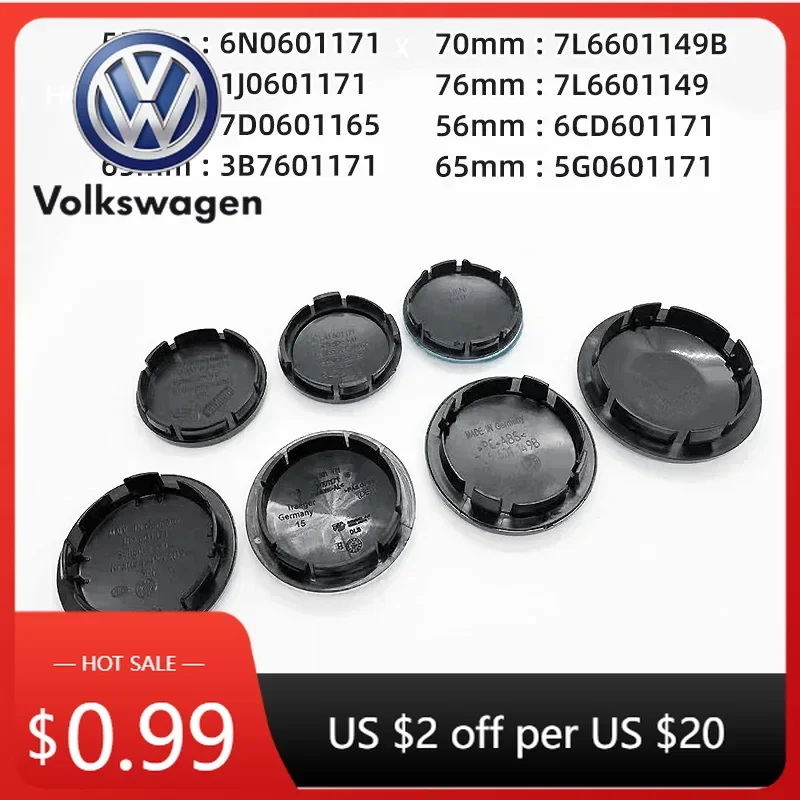 Para VOLKSWAGEN VW 2025, Juego de 4 Calcomanías para Tapas de Ruedas, Accesorios de Decoración para Automóviles, para Volkswagen R Golf 4 Moti