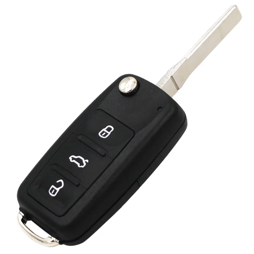 FOB de chave remota com chip ID48, 5K0 837 202 AD, 5K0837202AD, 434MHz, chave completa para PASSAT GOLF, 5pcs por lote