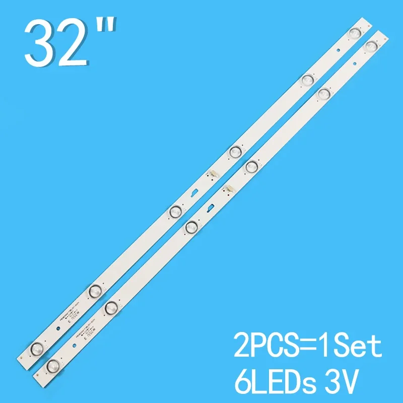 1set =2 pieces W32Sled backlight for JL.D32061330-004AS-M 4C-LB320T-JF3 4C-LB320T-GY6 Screen LVW320CSDX E13 V57 LVW320CSDX