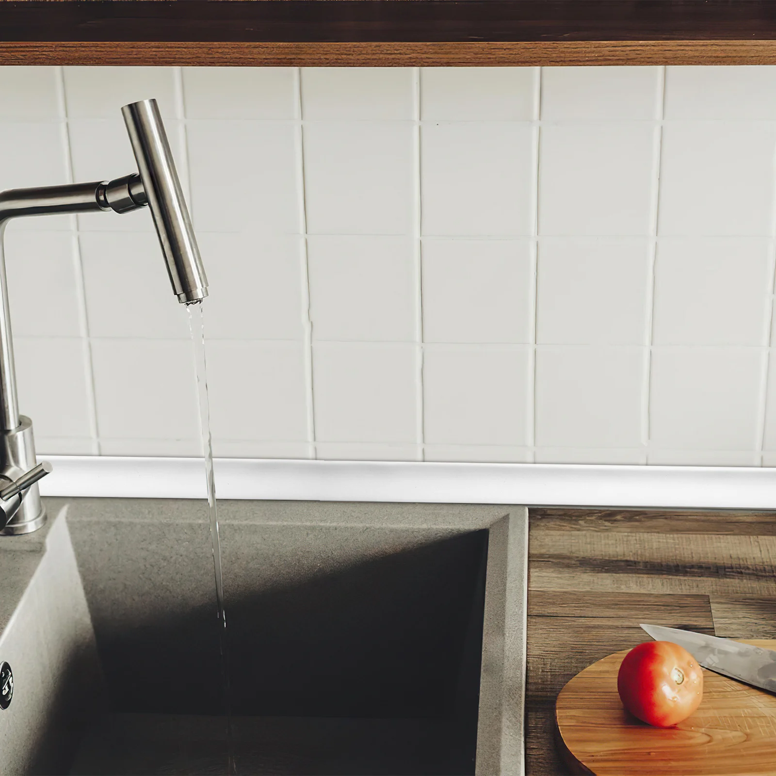 

Universal Size Silicone Rubber Shower Threshold Water Barrier Shower Door Bottom Seal Strip Bathroom Water Stopper Flood Barrier