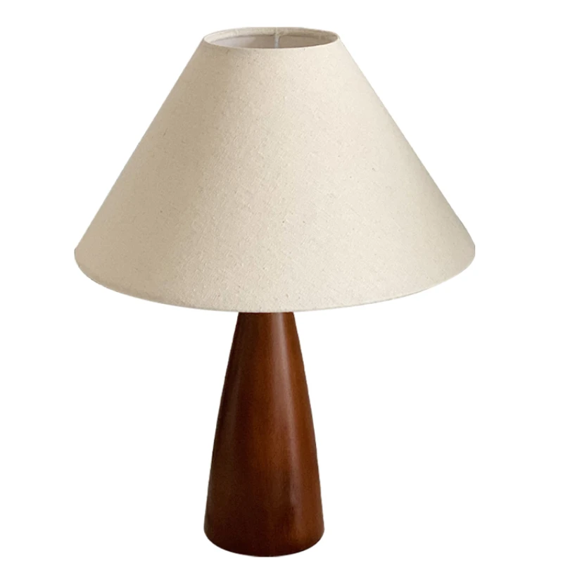 Retro table lamp, bedroom night lamp, antique, simple, modern, high-end, wabi-sabi style