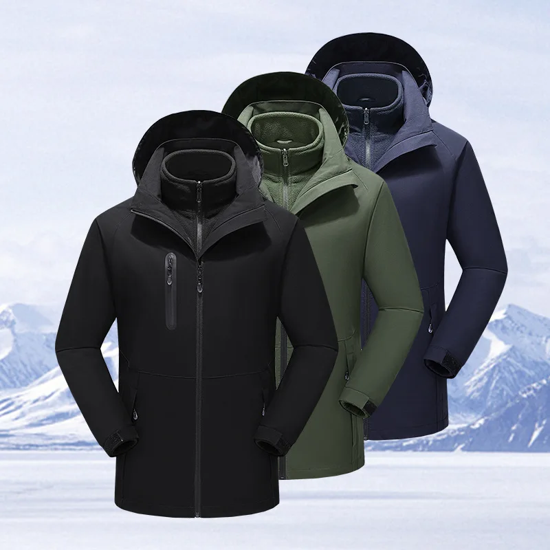 

jacket intelligent heating suit two-piece dual-control 15-zone USB constant temperature heating outdoor mountaineering suit