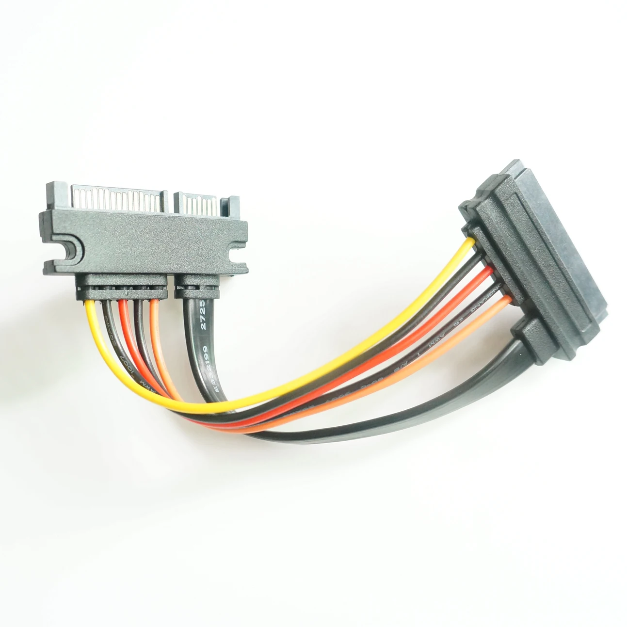 Przedłużacz SATA 10cm 22Pin, Sata męski na żeński 7Pin + 15Pin danych i 3.3V Power Combo przedłużacze