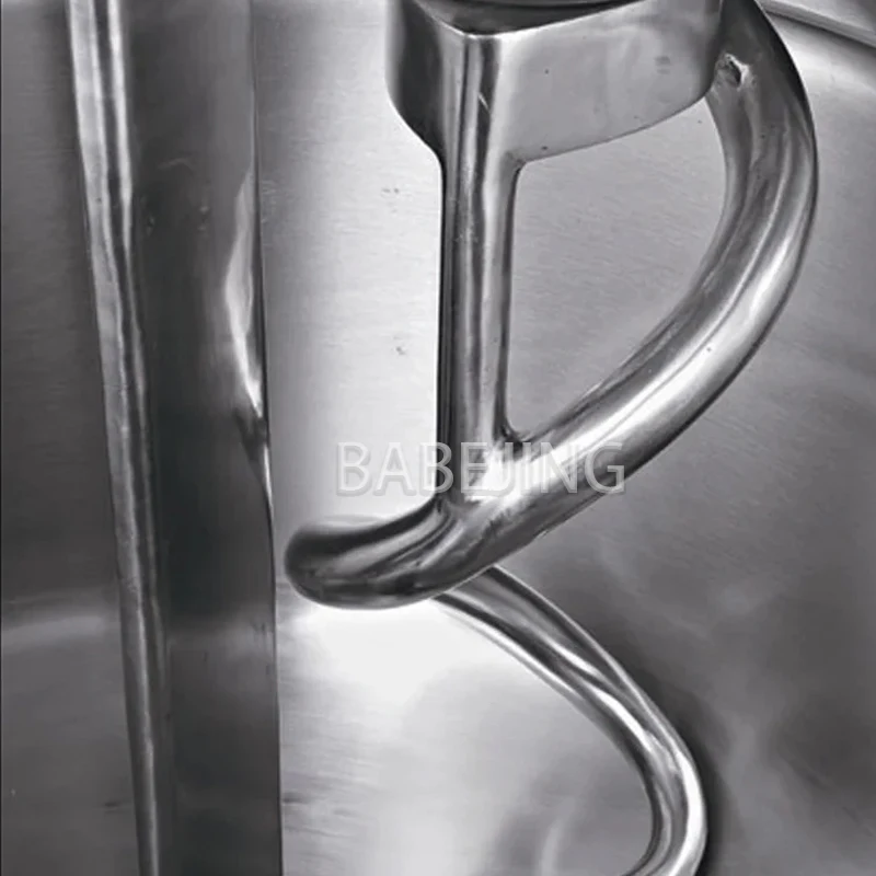 

BABEJING Stainless Steel Household Dough Mixer, Multifunctional Bowl Filling Machine, Electric Cream Mixer