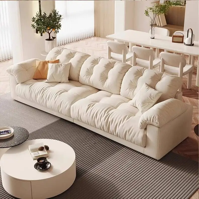 

Nordic Modern Living Room Sofa Luxury Designer Fluffy Loveseat Lazy Sofa Lounge Cloud Divano Da Soggiorno Furniture Home