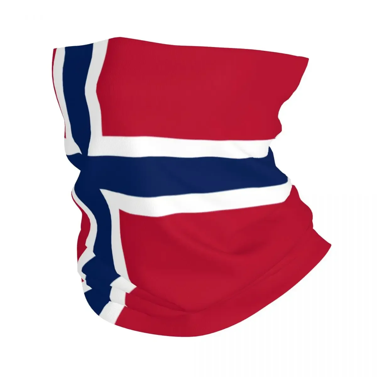 Norway Flag Bandana Neck Gaiter Printed Mask Scarf Multi-use Balaclava Hiking for Men Women Adult Windproof