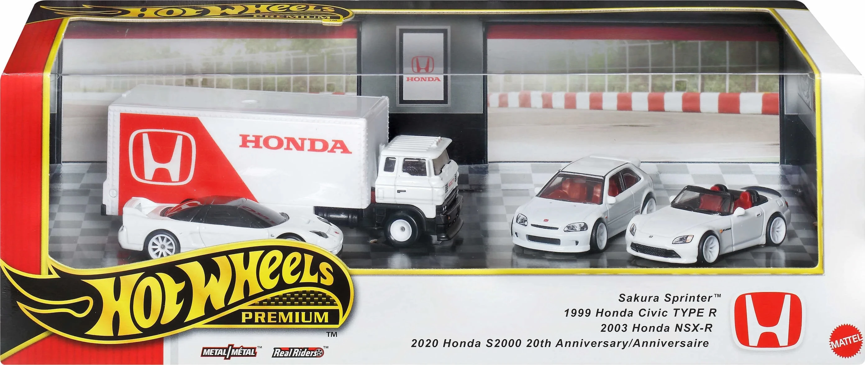 

Hot Wheels Premium Garage Set Collection Honda Garage Gift Box Honda Civic NSX Gift Box 1:64 Die-Cast Vehicles GMH39 9C7D