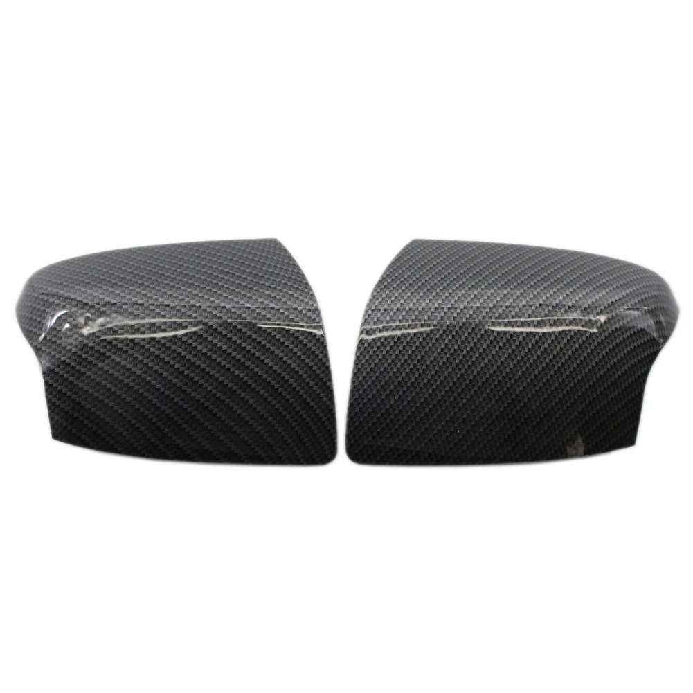 2Pcs Car Wing Door Rearview Mirrors Cover Shell For Ford Focus 2005 2006 2007 2008 Carbon Fiber ABS Side Mirror Cap Housing