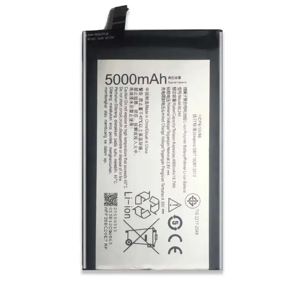 BL244 Replacement Battery For Lenovo P1 C58 C72 P1c58