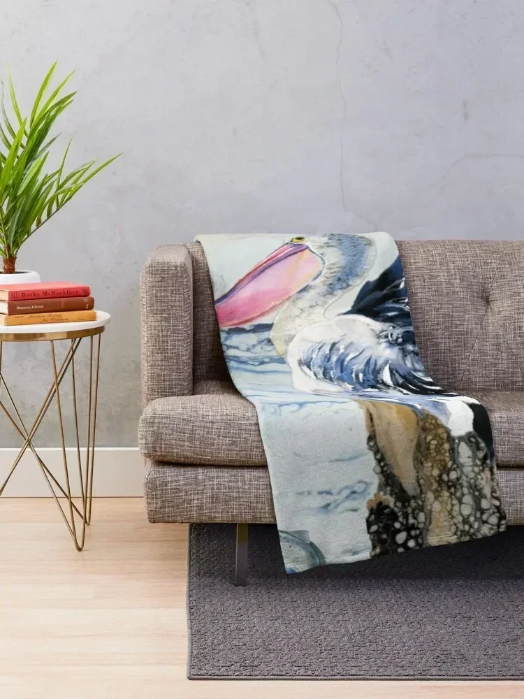 Pelican's Hope Throw Blanket For Decorative Sofa Furry Giant Sofa Blankets