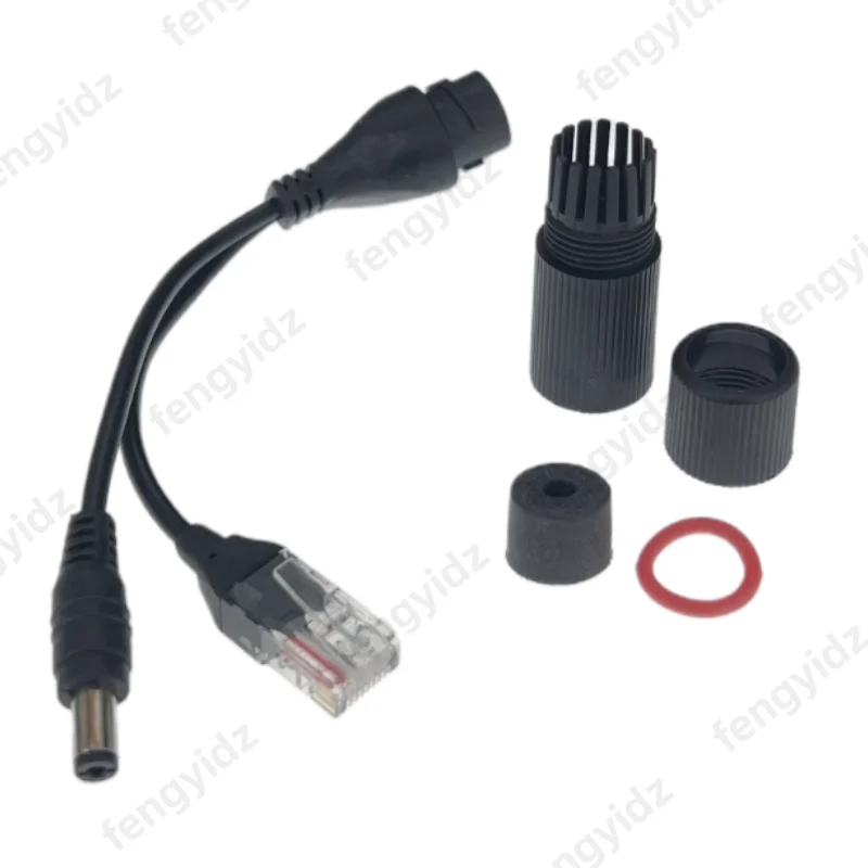 كابل POE الطاقة السلبية عبر كابل محول إيثرنت POE الفاصل حاقن وحدة إمداد الطاقة 12-48 فولت لكاميرا IP #4