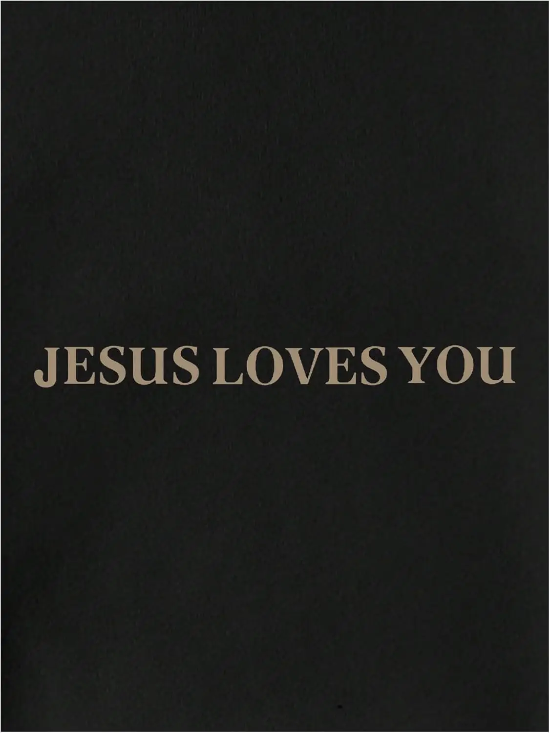 Men's 'Jesus Loves You' Graphic Hoodie - Long-Sleeve Pullover, Street Style for Fall and Winter, Design Inspired by Faith