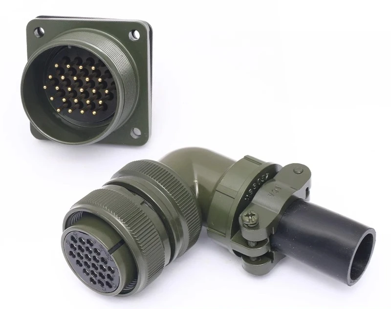 

5015 American standard waterproof aviation plug socket 24 core MS3108A24-28S MS3102A24-28P