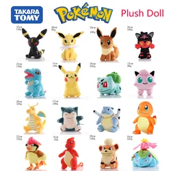 Pokemon pluszowa zabawka Pikachu wypchana Eevee Charmander Squirtle Charizard Blastoise Bulbasaur Anime figurka lalka prezent bożonarodzeniowy dla dzieci