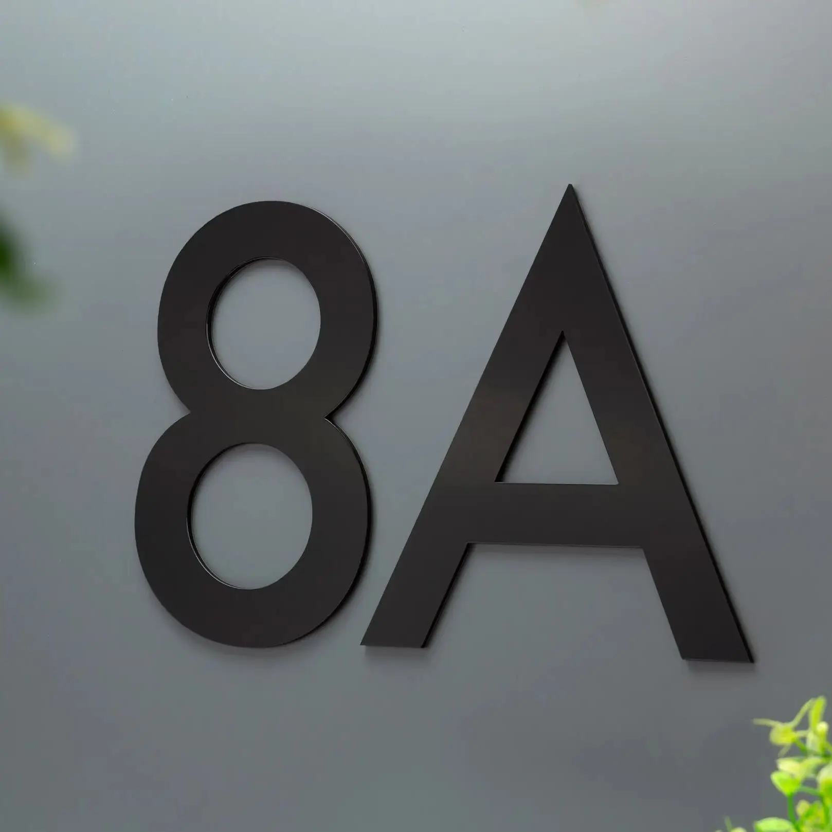 Big Size Modern House Numbers Art Deco House Numbers and Letters Address Numbers Acrylic House Sign