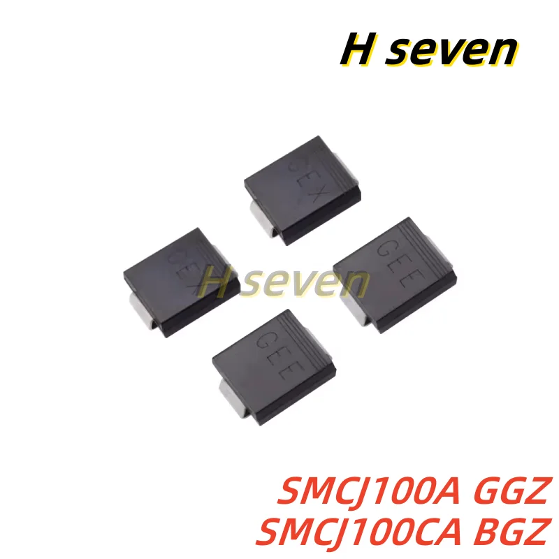 10pcs SMCJ100A GGZ SMCJ100CA BGZ 100V SMC Patch TVS Transient Suppression Diode