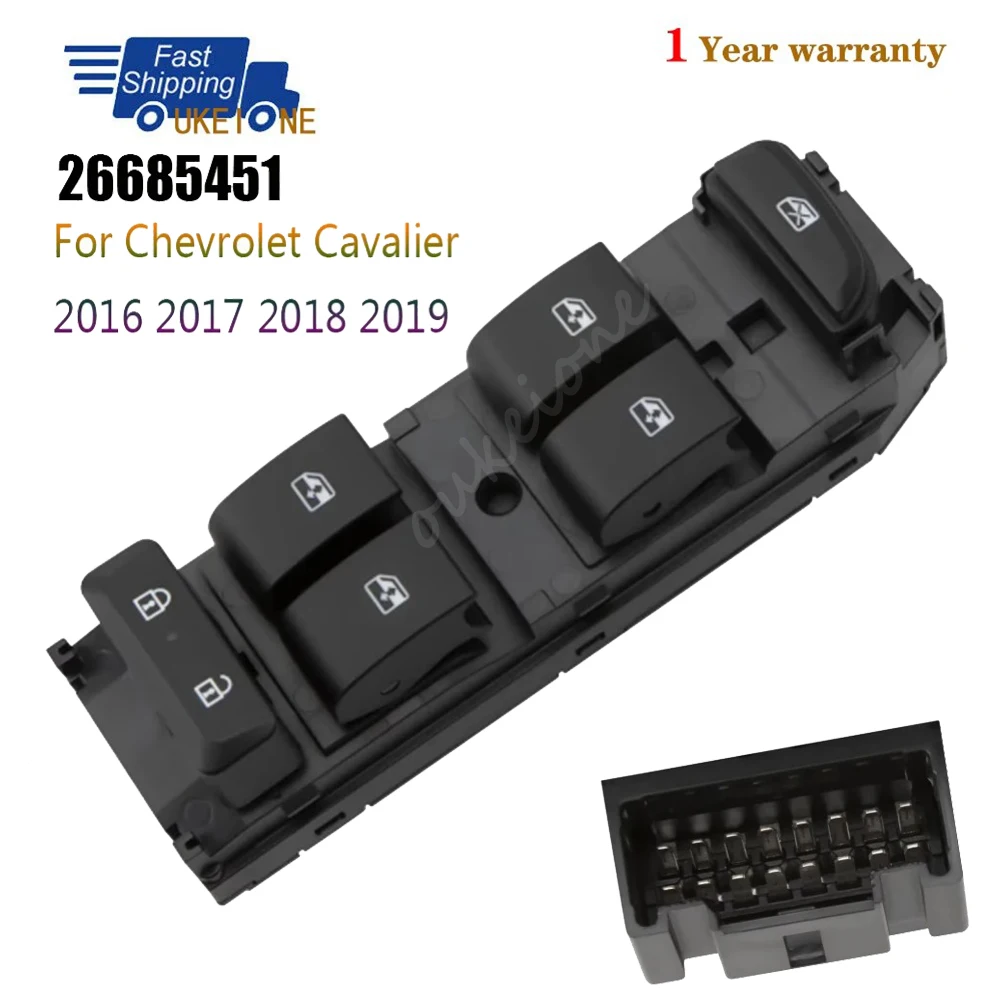 

Для Chevrolet Chevy Cavalier 2016 2017 2018 2019, главный переключатель электрического окна, кнопка управления подъемником, передняя левая автомобильные аксессуары
