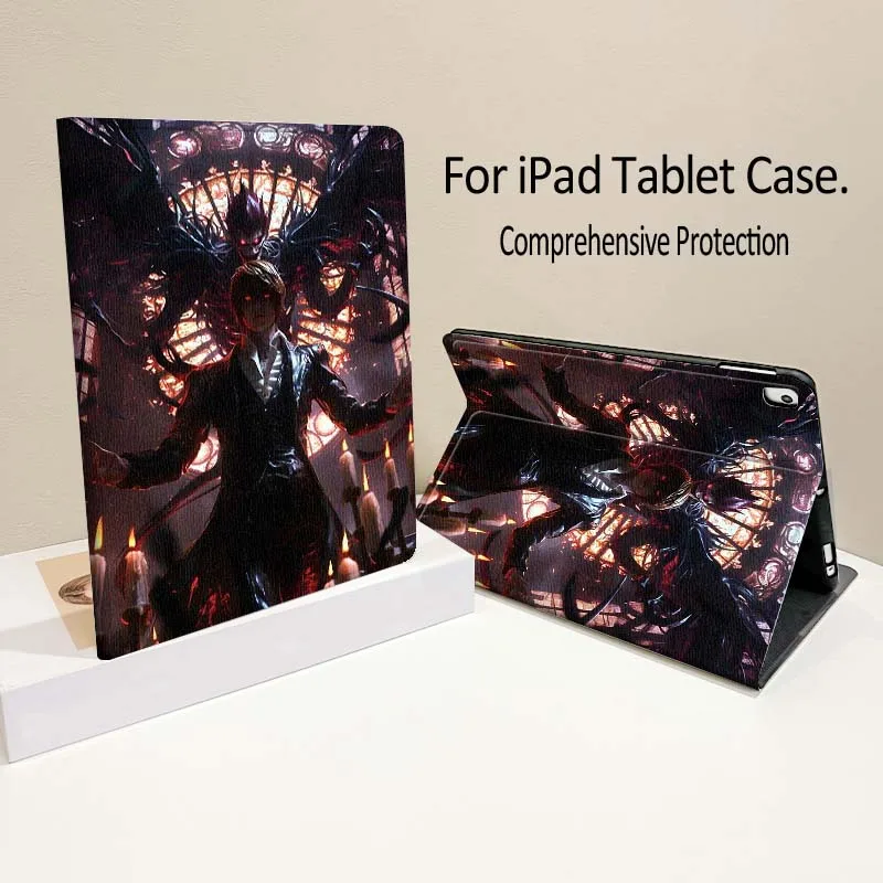 Anime D-Death Note Soft For iPad Pro Air mini 7 6 5 4 11th 10th 7th 6th 5th Inch Tablet Case