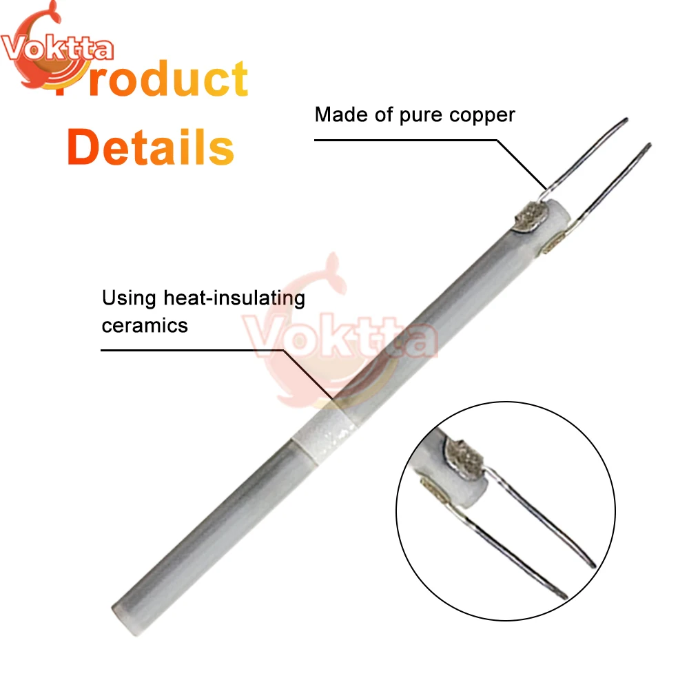 220V 110V Electric Soldering Iron Heater Heating Element 60W Adjustable Temperature Ceramic Internal Heating Solder Irons Kits
