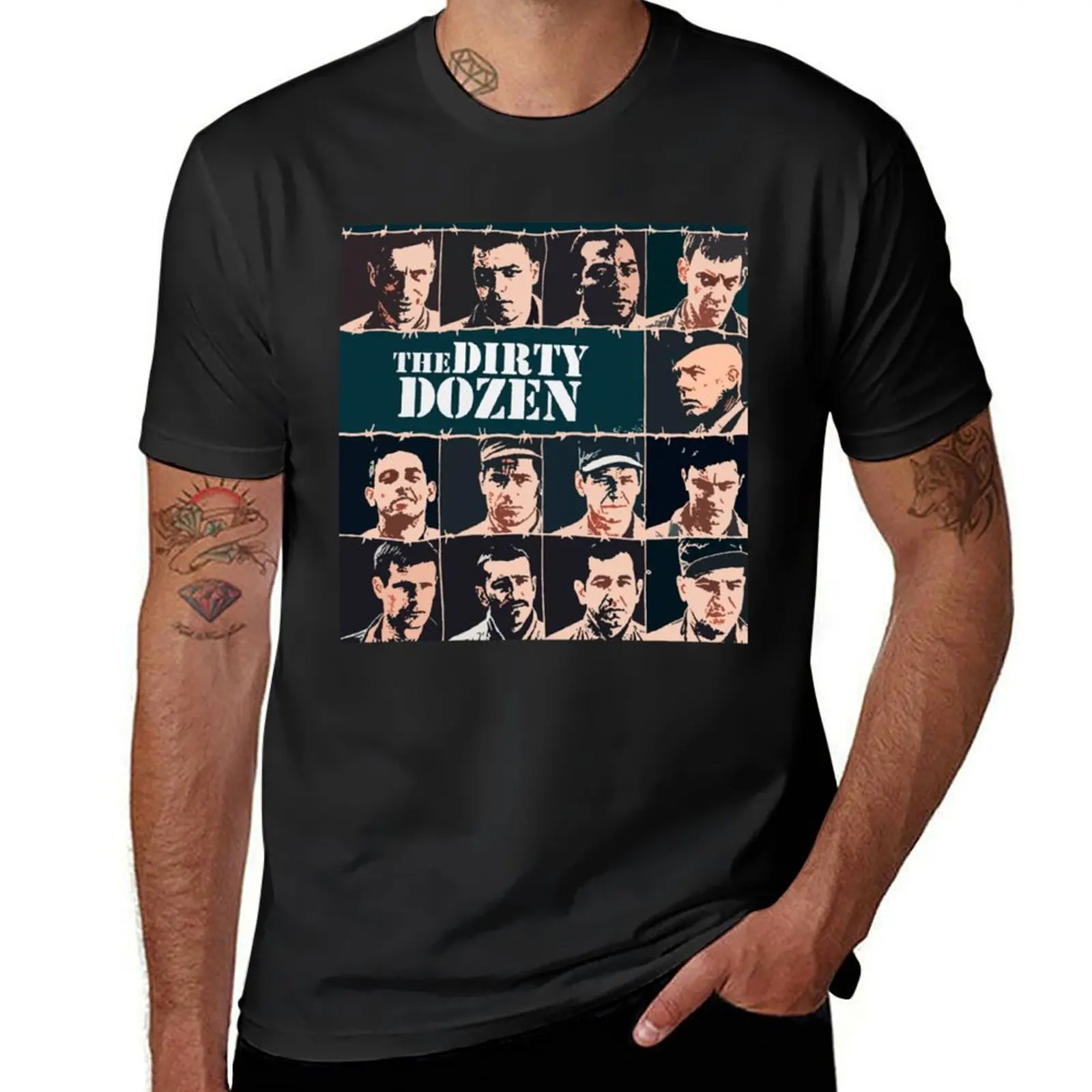 The Dirty Dozen T-Shirt heavyweights oversized for a boy mens clothes