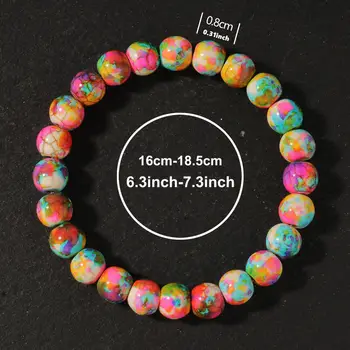 女士手鍊 波西米亞風 夏季 海灘 綠松石首飾 西部服飾配件 女士手鍊 8 最佳銷售 綠松石手鐲 - №3