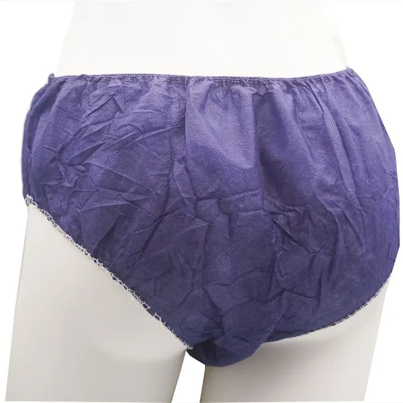 Disposable Briefs Dry Breathable Non-woven Briefs Beauty Salon Sweat Steaming Hotel Disposable Briefs Portable Travel Briefs