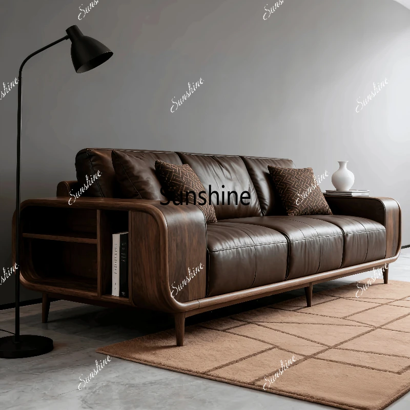 

Новый диван в китайском стиле из массива дерева для гостиной, современный, простой, элитный, прямой, в стиле лёгкой роскоши.