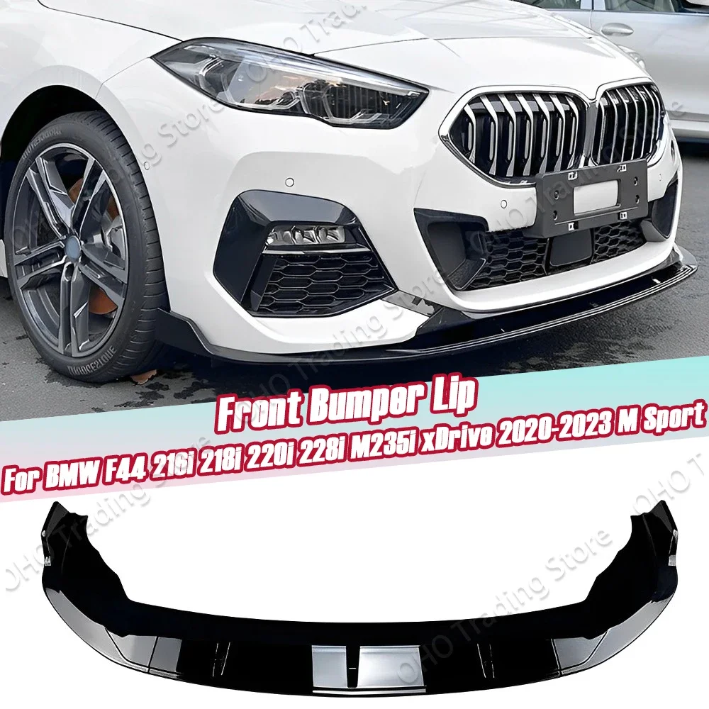 

Car Front Bumper Lip Spoiler Splitter Diffuser Body Kit For BMW 2 Series F44 M Sport 216i 218i 220i 228i M235i xDrive 2020-2023