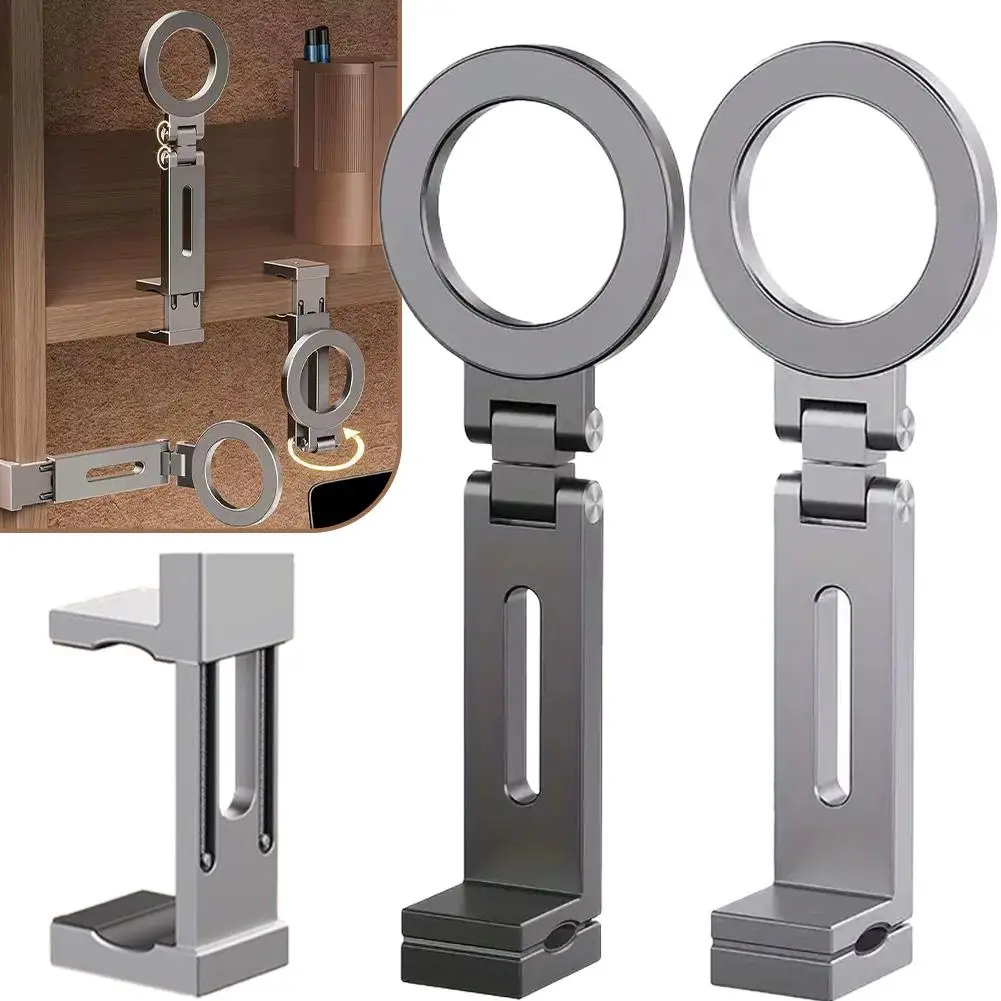 

Универсальный магнитный держатель для телефона 360° ° Гибкая вращающаяся регулируемая подставка для сиденья Hands Free с прочной ручкой для путешествий в автомобиле