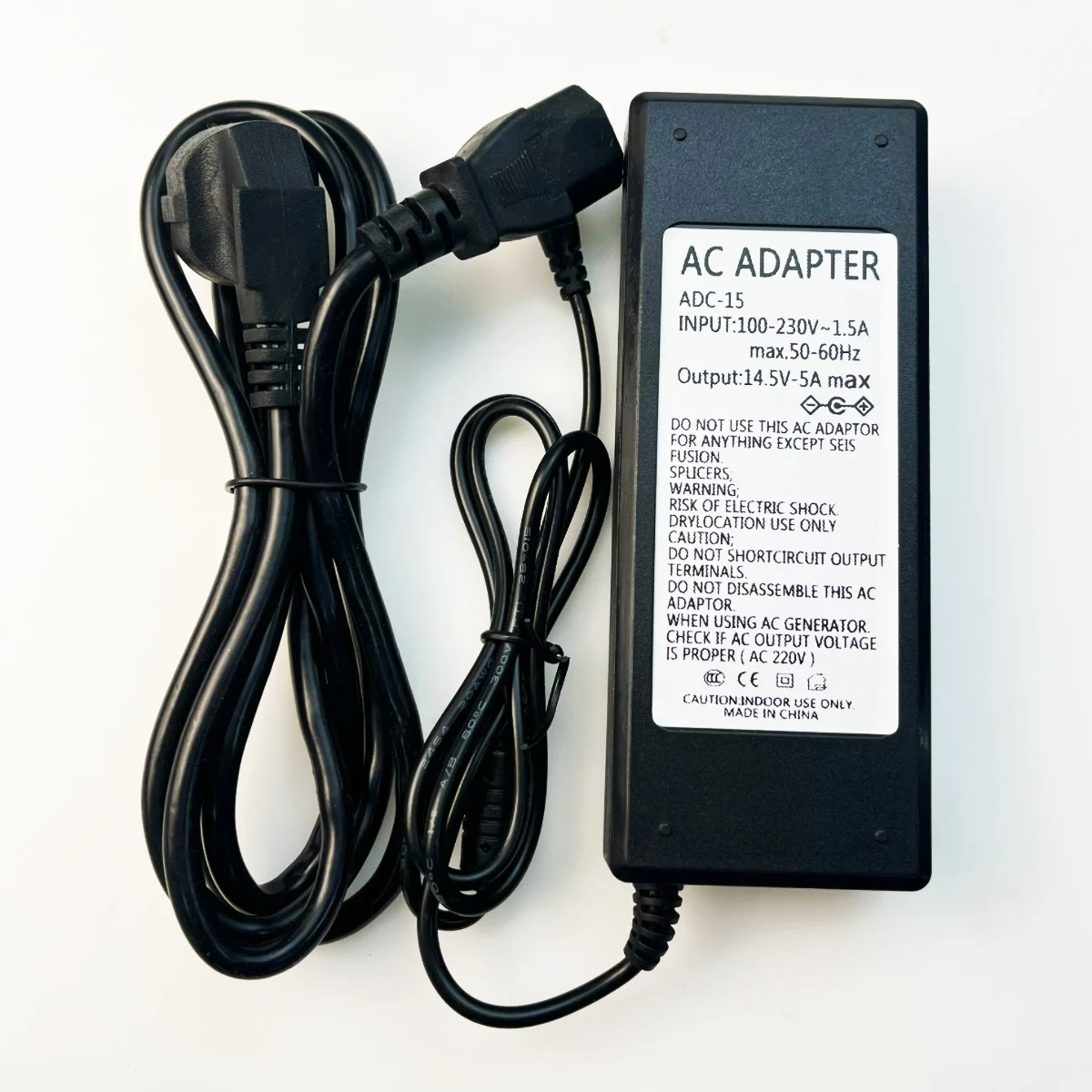 

Зарядное устройство SUMITOMO T-400S 601C/82C+, 14,5 В, 5,71 А, подходит для оптоволоконного сварочного аппарата, этикетка зарядного устройства, случайно распределенная