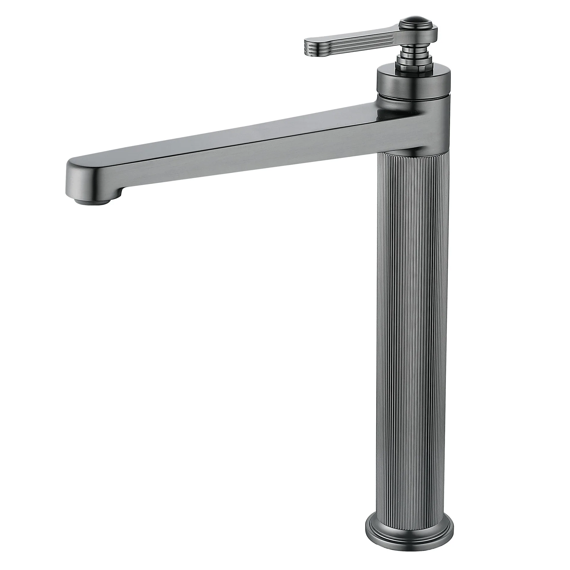 

Gray Basin Faucet Bathroom Single lever Hot and Cold Sink Lead Free Mixer Tap Faucet Solid Brass Lavtory Faucet New