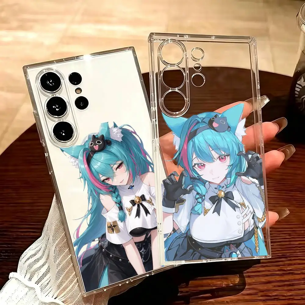 NTE M-MINT Phone Case For Samsung S25,24,23,22,21,20,30,Ultra,Plus,Fe,Lite Transparent Cover