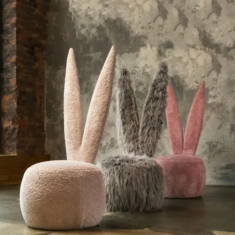 

Скандинавский современный дизайн с кроличьими ушками на заказ, бархатное кресло для отдыха, домашняя гостиная, детский диван, кресло для спальни, детское кресло со спинкой