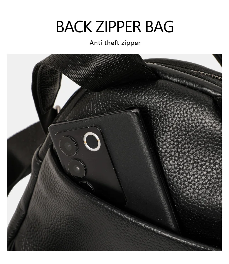 Mini-Rucksack aus genarbtem Leder für Damen, süßer kleiner Rucksack mit Fischgräten-Anhänger, lässiger Tagesrucksack für Damen, ideal für Arbeit und den täglichen Gebrauch – Detail 5