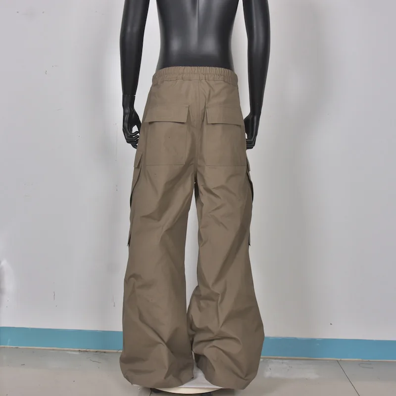 High Street Dark Ro Wide Leg Casual Pant Men Dark Japanese Style Multi Pocket Cargo Pants Slim Camouflage