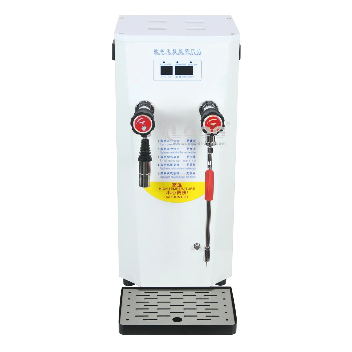 Full-Automatic Boiling Water Frothing Machine Electric Milk Bubble Maker 8L 10L 12L Commercial Milk Frother